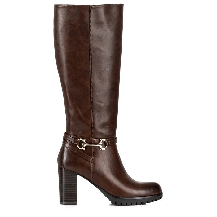 weide BOTAS TACO MUJER MARRON WEIDE QBM01