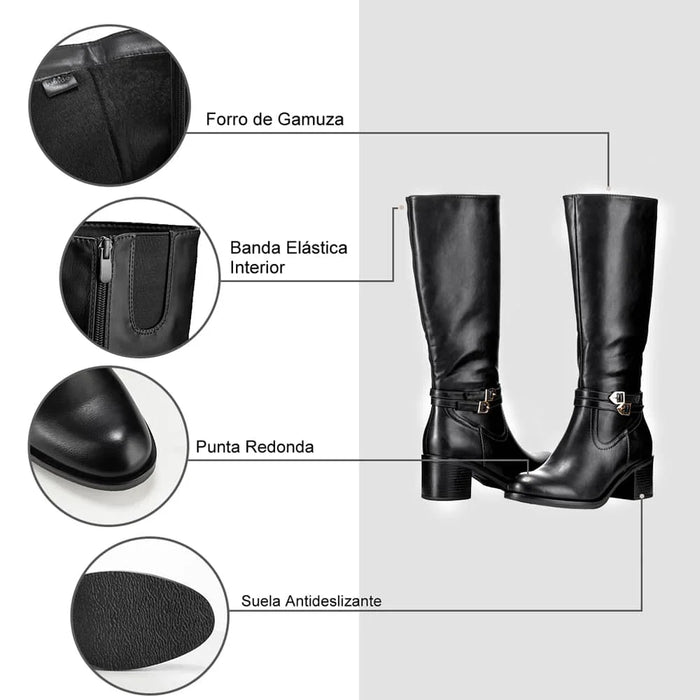 Weide BOTAS TACO MUJER NEGRO WEIDE CZY582