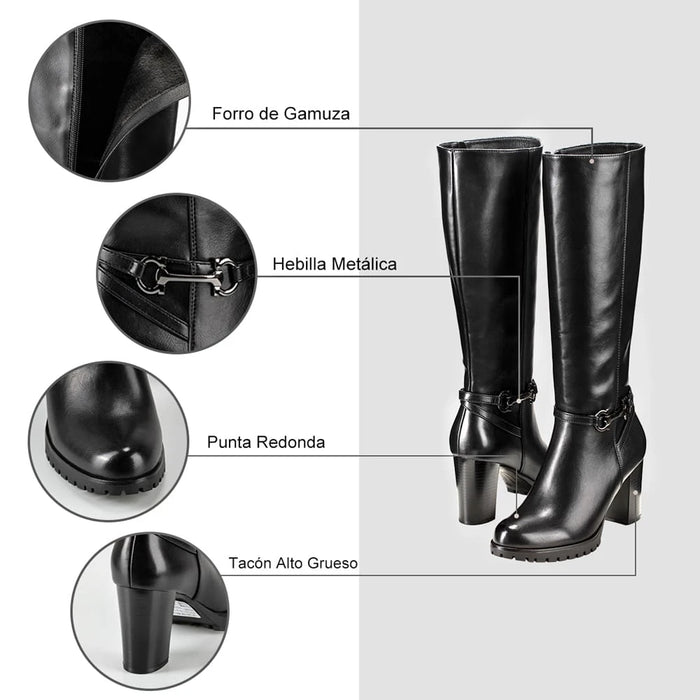 Weide BOTAS TACO MUJER NEGRO WEIDE QBM01