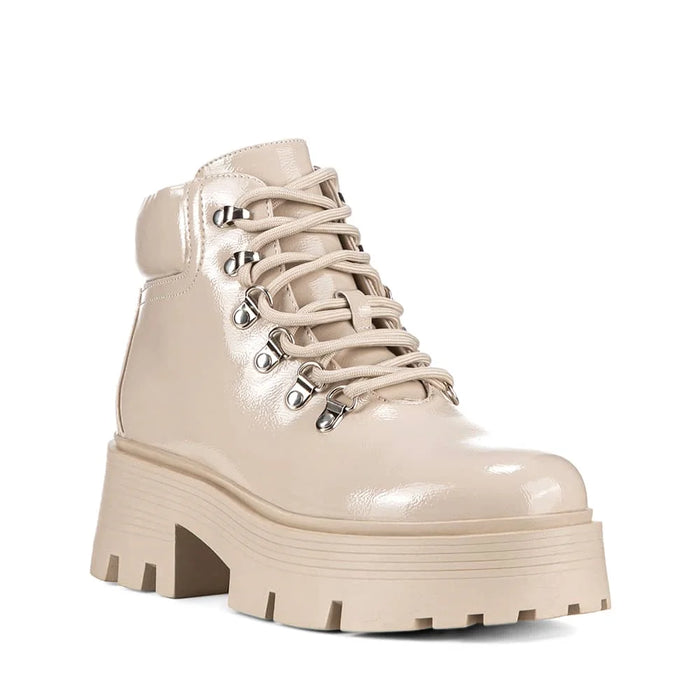 Weide BOTINES PLATAFORMA MUJER BEIGE WEIDE DH56