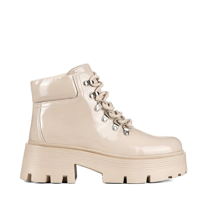 weide BOTINES PLATAFORMA MUJER BEIGE WEIDE DH56