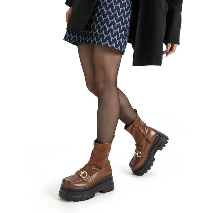 Weide BOTINES PLATAFORMA MUJER CAMEL WEIDE CZY578