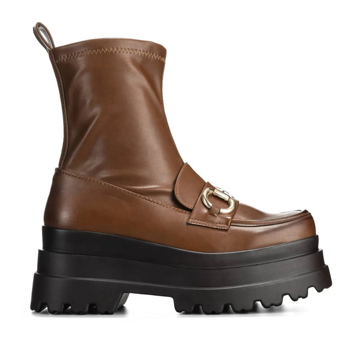 weide BOTINES PLATAFORMA MUJER CAMEL WEIDE CZY578