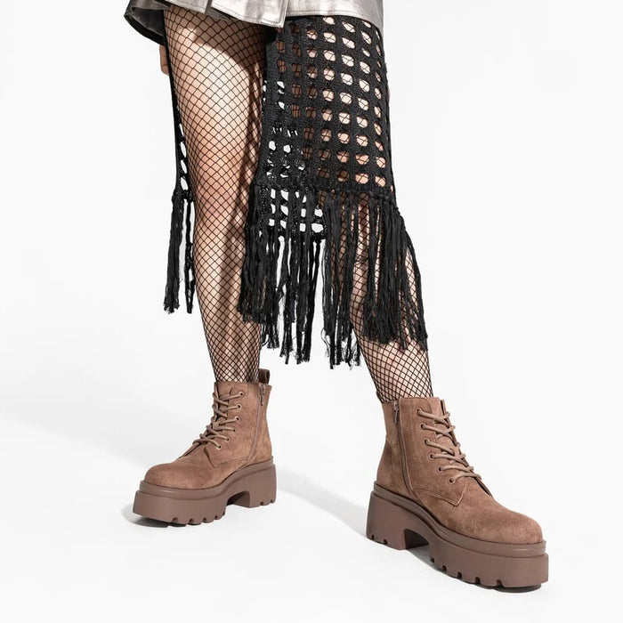 Weide BOTINES PLATAFORMA MUJER CAQUI WEIDE DH31