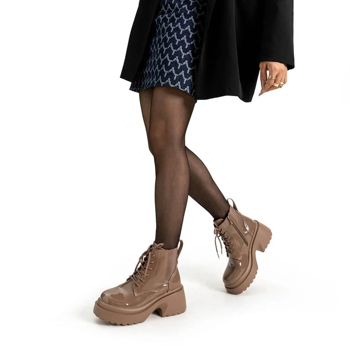 Weide BOTINES PLATAFORMA MUJER CAQUI WEIDE DH67