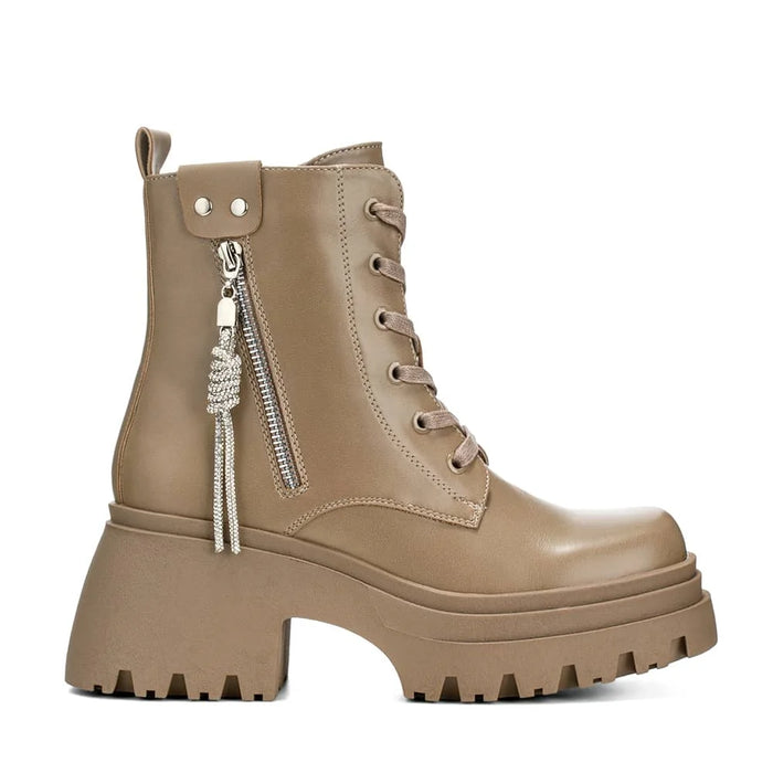 weide BOTINES PLATAFORMA MUJER CAQUI WEIDE DH69