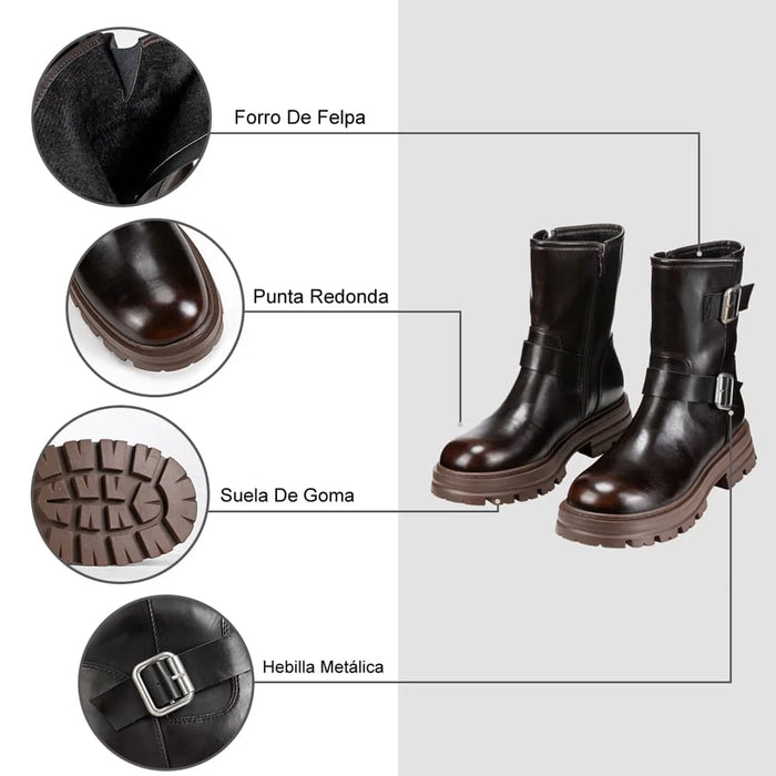 Weide BOTINES PLATAFORMA MUJER MARRON WEIDE YL76