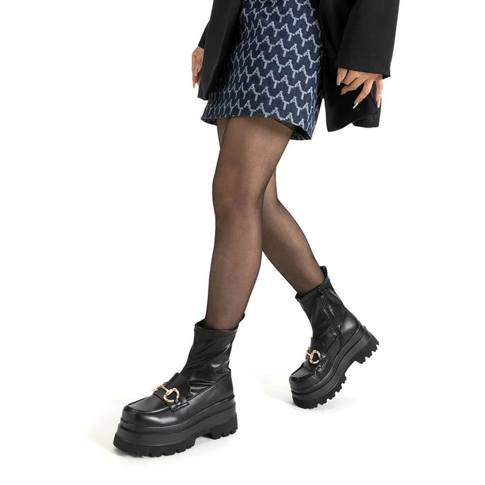 Weide BOTINES PLATAFORMA MUJER NEGRO WEIDE CZY578