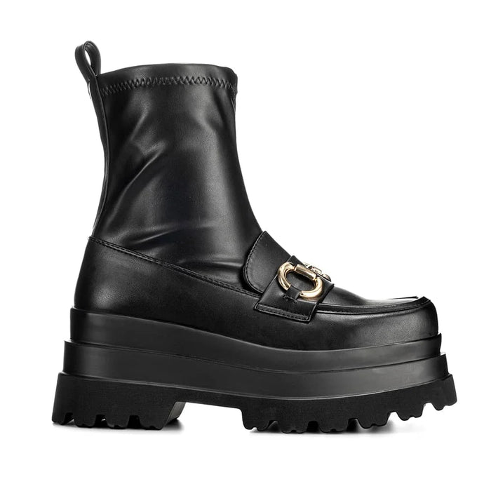 weide BOTINES PLATAFORMA MUJER NEGRO WEIDE CZY578