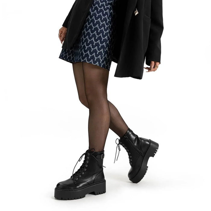 Weide BOTINES PLATAFORMA MUJER NEGRO WEIDE CZY585