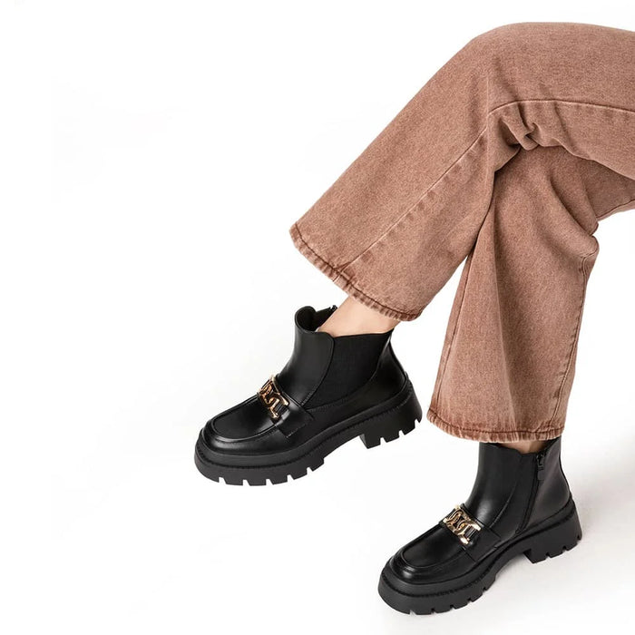 Weide BOTINES PLATAFORMA MUJER NEGRO WEIDE HX305