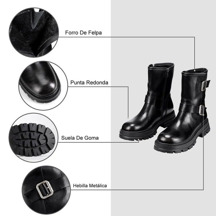 Weide BOTINES PLATAFORMA MUJER NEGRO WEIDE YL76