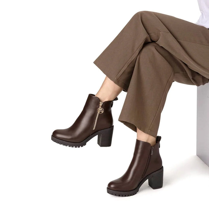 Weide BOTINES TACO MUJER MARRON WEIDE HX279