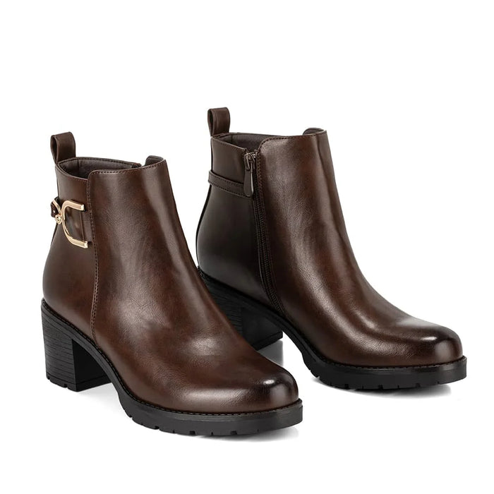 Weide BOTINES TACO MUJER MARRON WEIDE QBM05