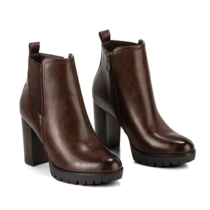 Weide BOTINES TACO MUJER MARRON WEIDE QBM06