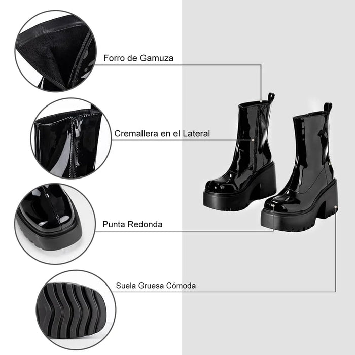 Weide BOTINES TACO MUJER NEGRO WEIDE CZY589