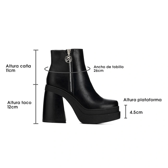 Weide BOTINES TACO MUJER NEGRO WEIDE DH65