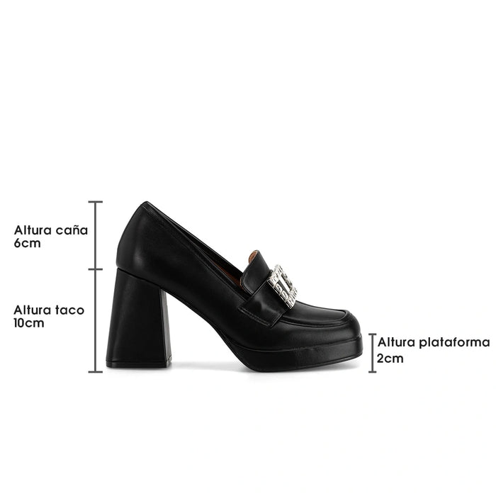 Weide Mocasin Mujer Guillermina Negro Weide