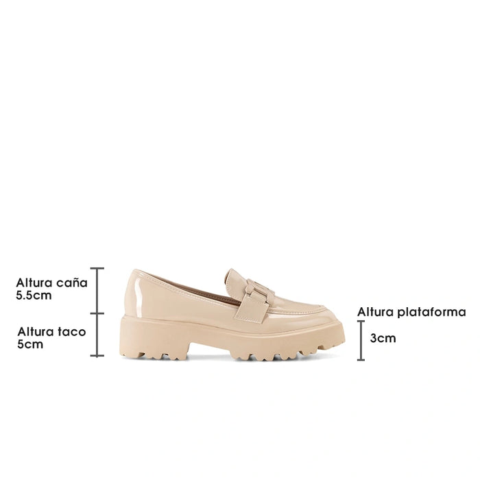 Weide Mocasin Mujer Martina Beige Weide