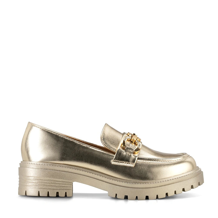 weide Mocasin Mujer Nieve Dorado Weide