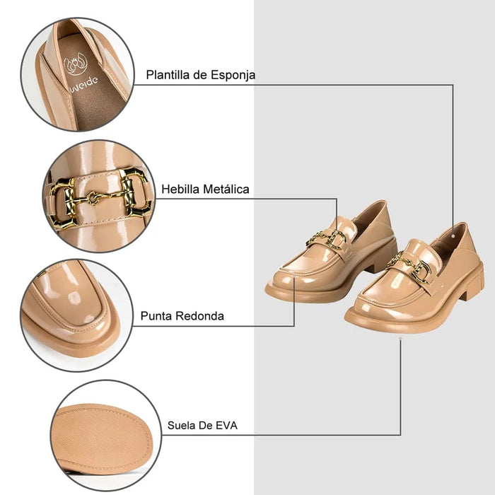 Weide MOCASIN PLANO MUJER BEIGE WEIDE GH86