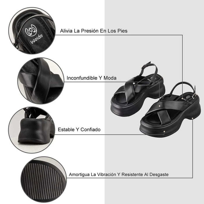 Weide SANDALIA MUJER PLANAS WEIDE YL88