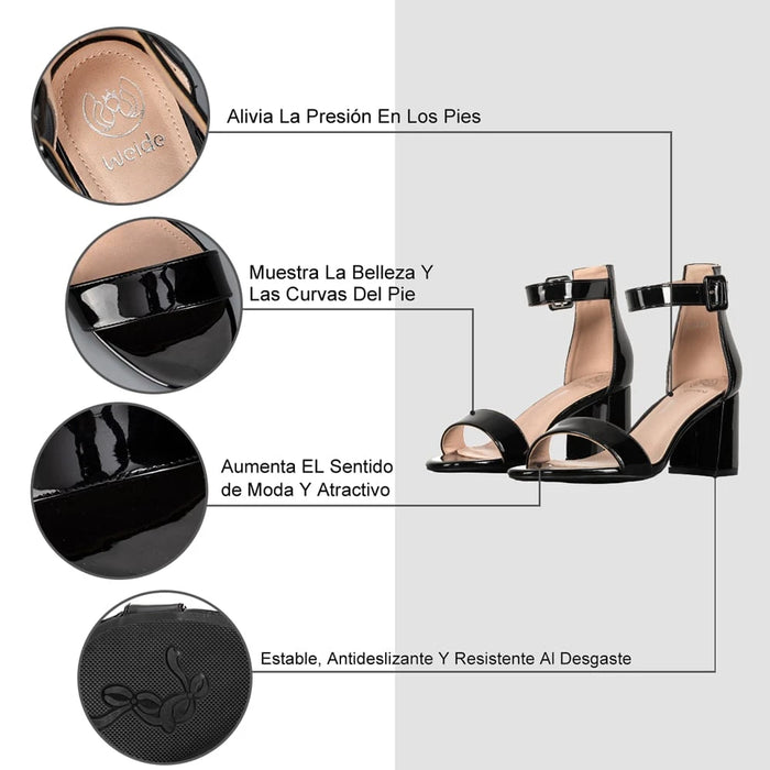 Weide SANDALIA MUJER TACO WEIDE GHE19B