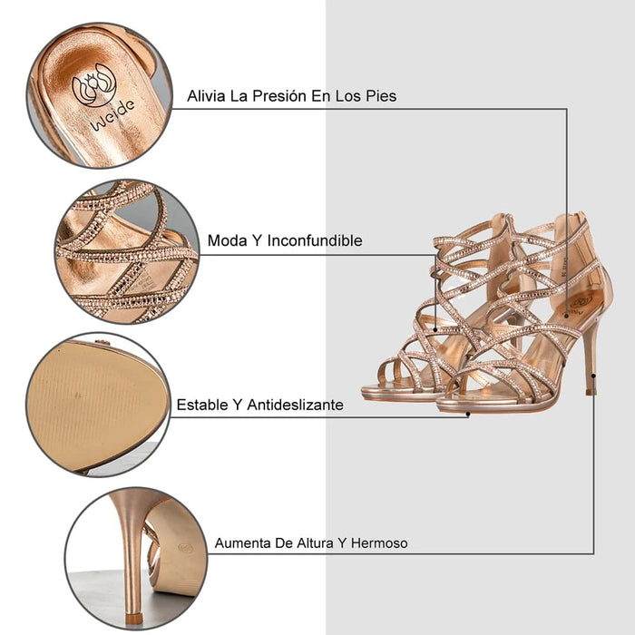 Weide SANDALIA MUJER ZAPATOS DE FIESTA WEIDE GH132