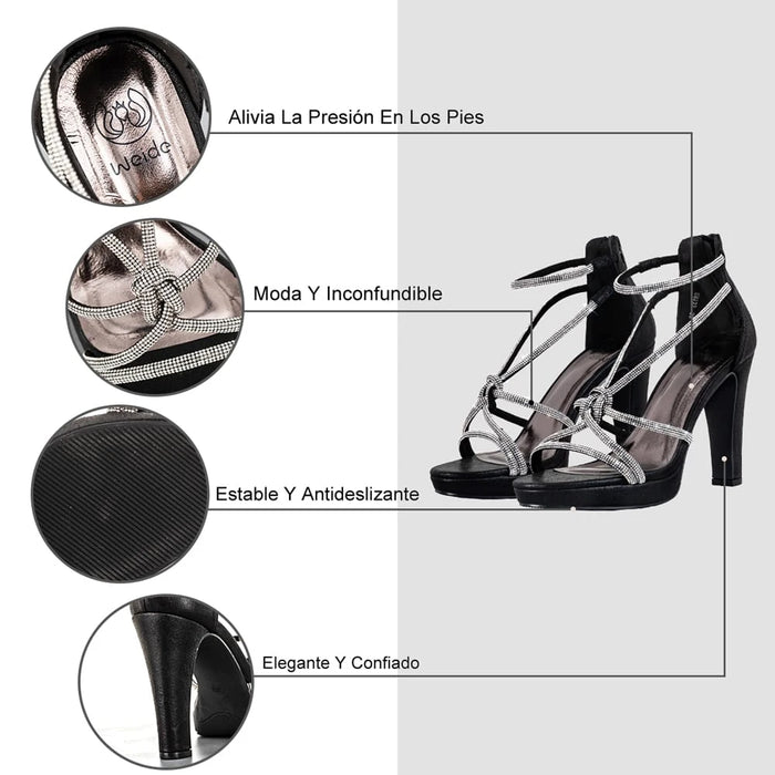 Weide SANDALIA MUJER ZAPATOS DE FIESTA WEIDE GH133