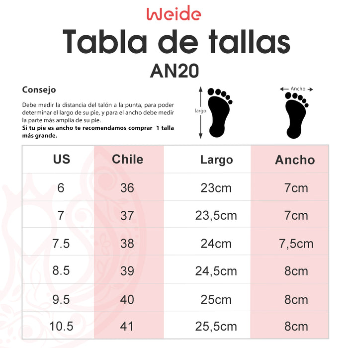 Weide Zapatilla Avni Negro Weide