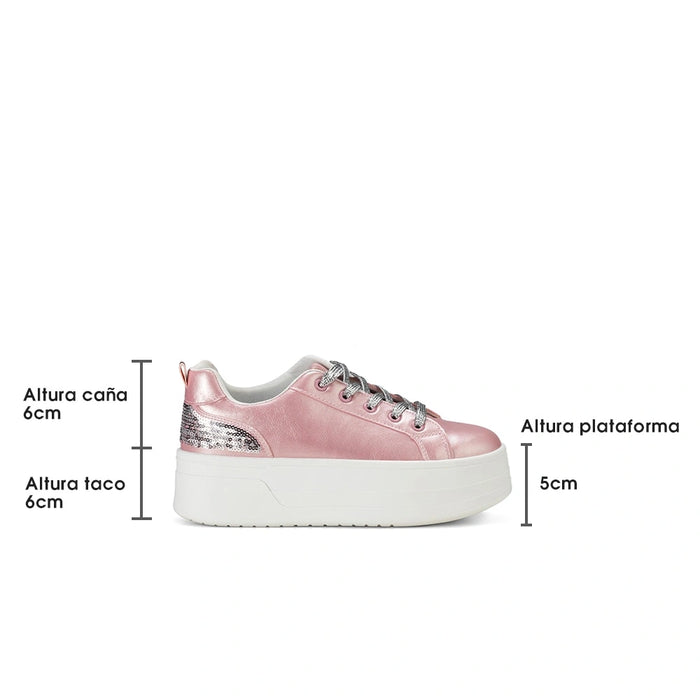 Weide Zapatilla Mujer Alica Rosado Weide