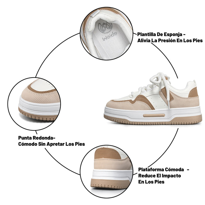 Weide ZAPATILLAS MUJER PLATAFORMA WEIDE LT205