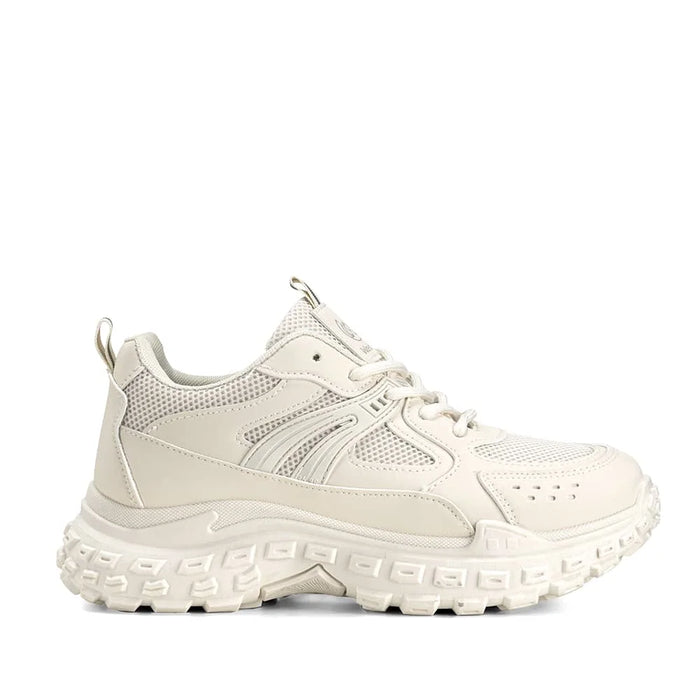 weide ZAPATILLAS PLATAFORMA MUJER BEIGE WEIDE SL03