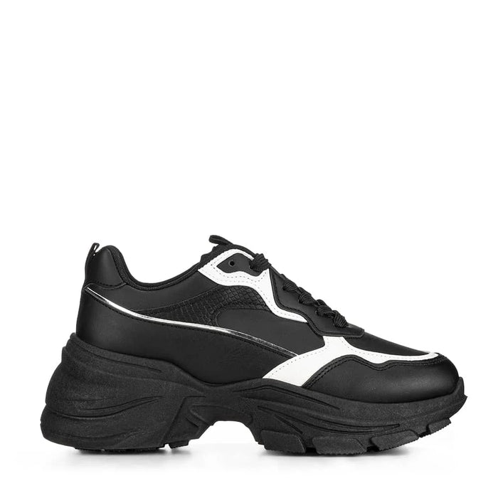 weide ZAPATILLAS PLATAFORMA MUJER NEGRO WEIDE SL06