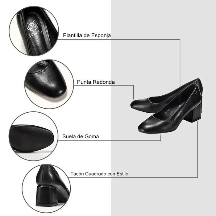 Weide ZAPATOS DE TACO MUJER NEGRO WEIDE JS60