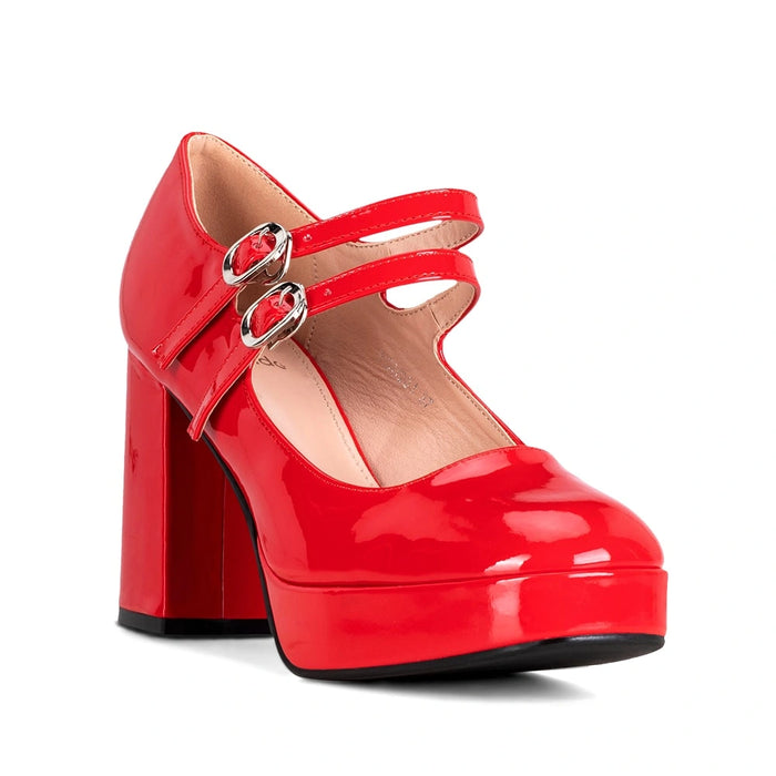 Weide Zapatos Mary Jane Mujer Benita Rojo Weide