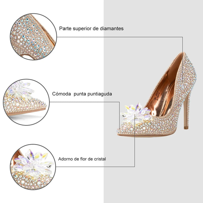 Weide Zapatos Taco Mujer Alfonsina Champan Weide