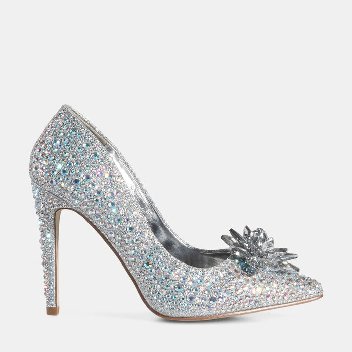 weide Zapatos Taco Mujer Alfonsina Plateado Weide