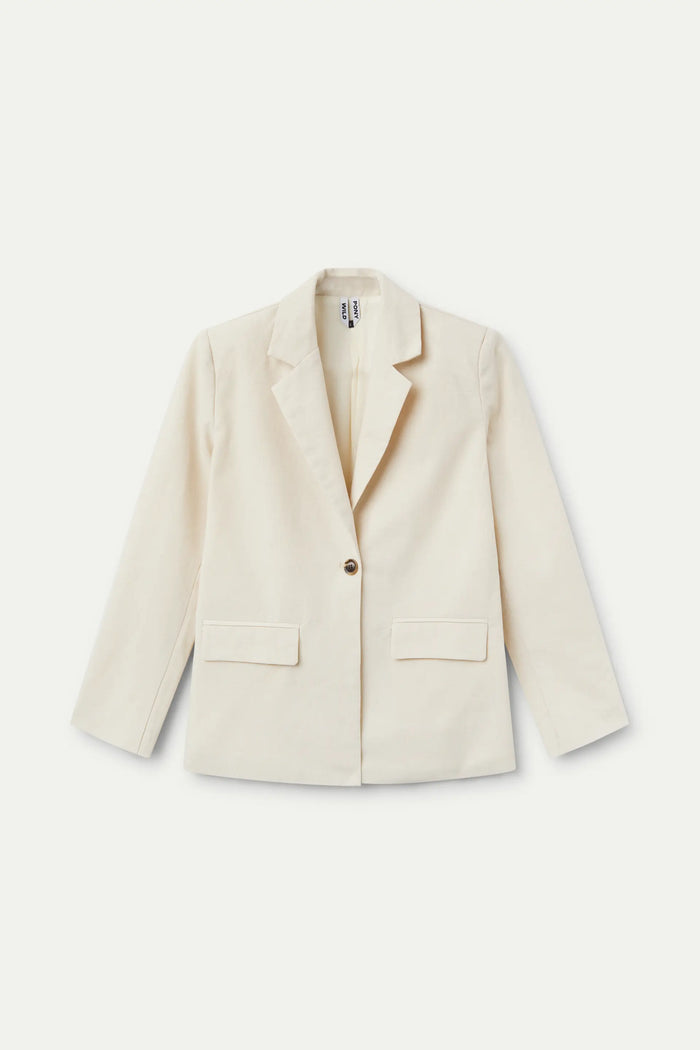 Wild Pony Blazer Lino Blanco