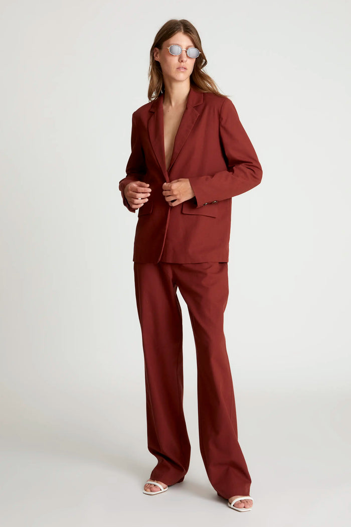 Wild Pony Blazer Lino Marrón