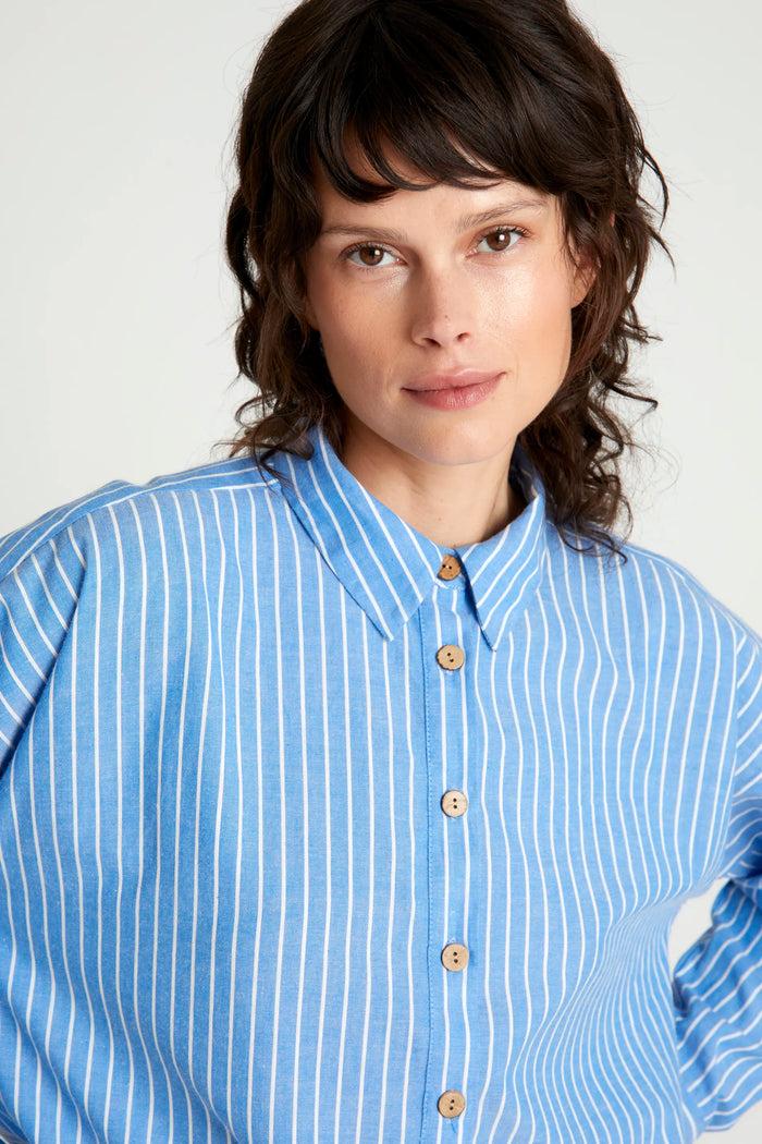 Wild Pony Camisa Estampado De Rayas Azules