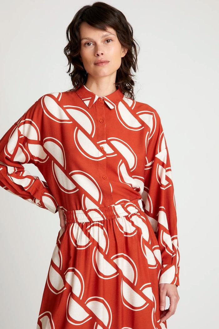 wild pony Camisa estampado geométrico Coco