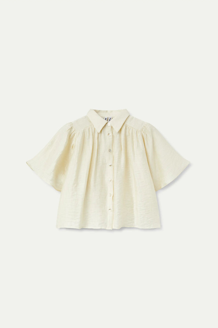 Wild Pony Camisa Fluida Manga Corta Blanca