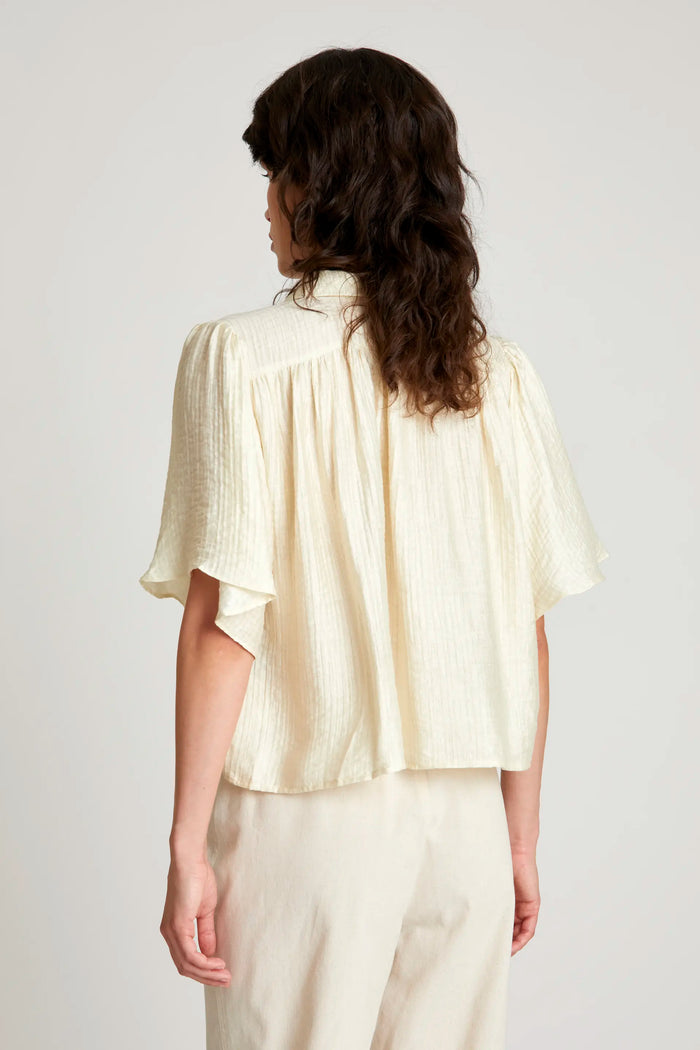 Wild Pony Camisa Fluida Manga Corta Blanca