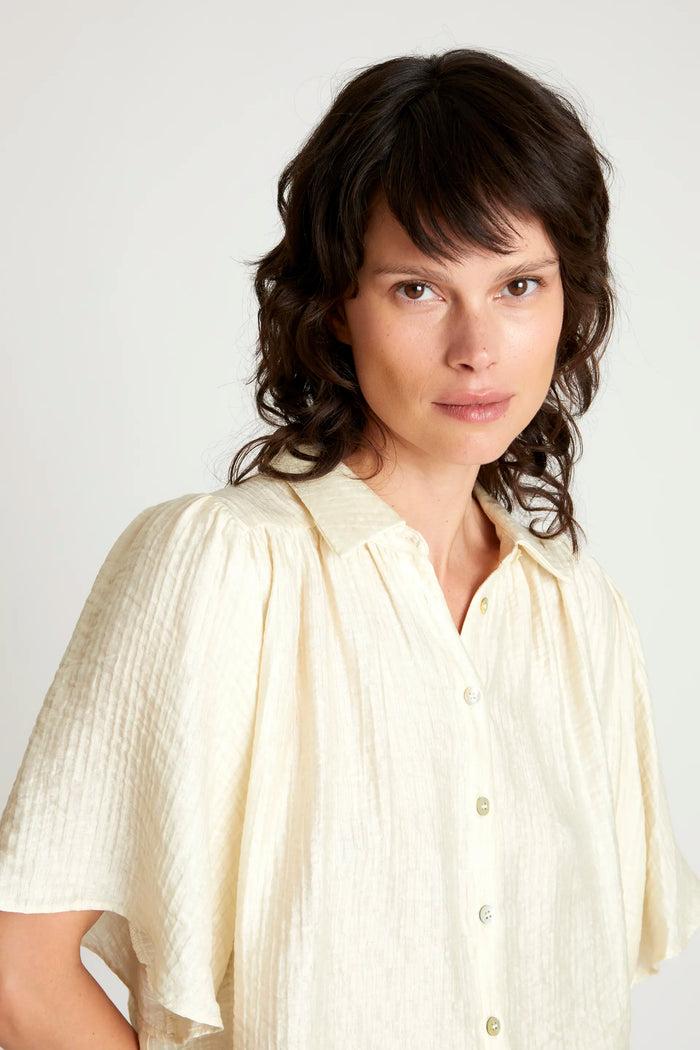 Wild Pony Camisa Fluida Manga Corta Blanca