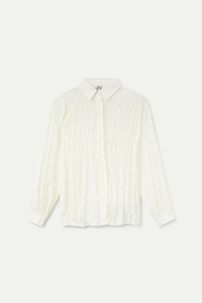 Wild Pony Camisa Textura Blanca