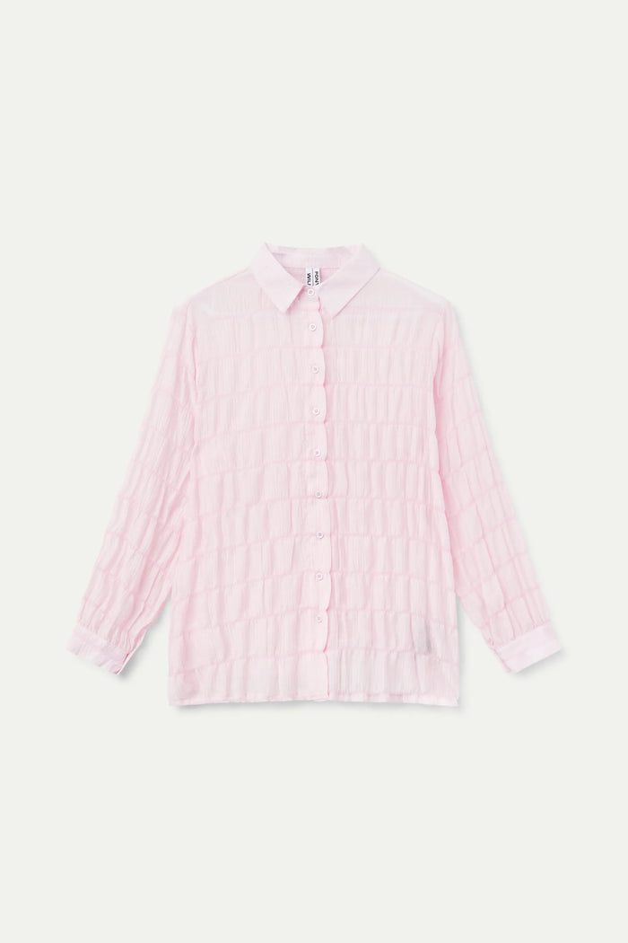 Wild Pony Camisa Textura Rosa