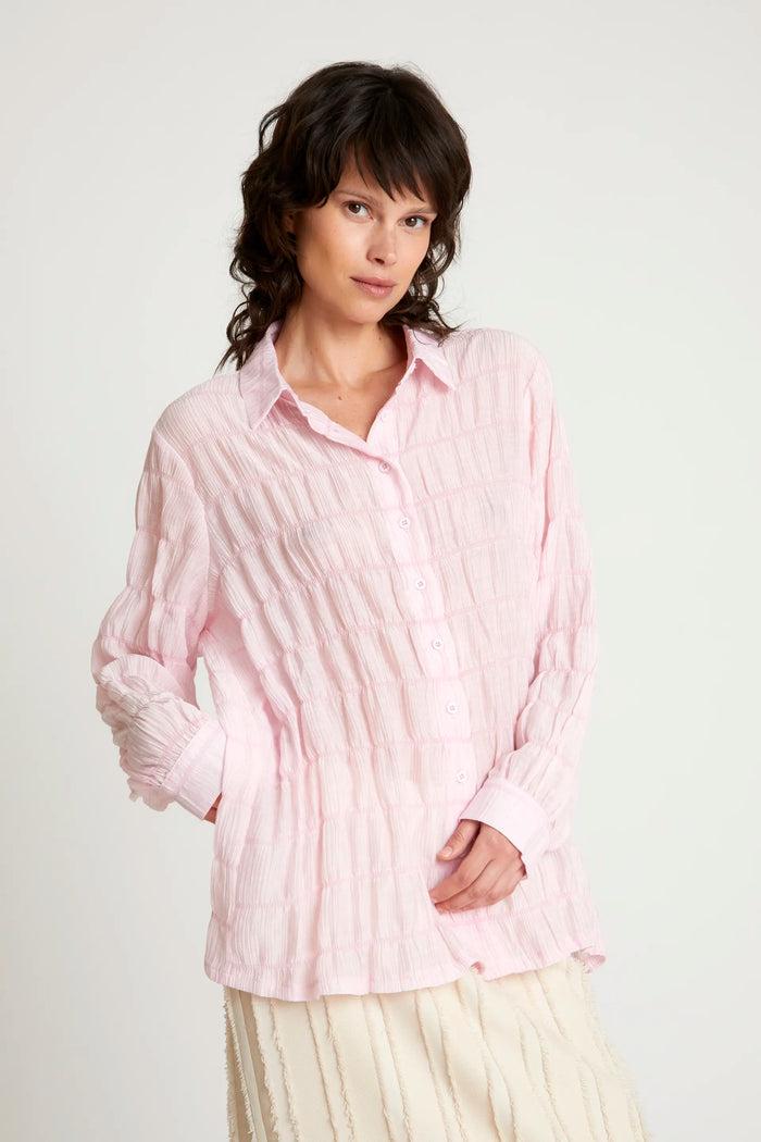 wild pony Camisa textura rosa