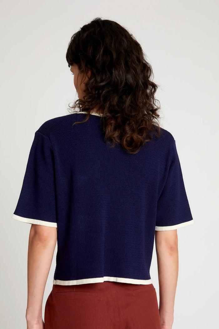 Wild Pony Cárdigan Manga Corta Azul