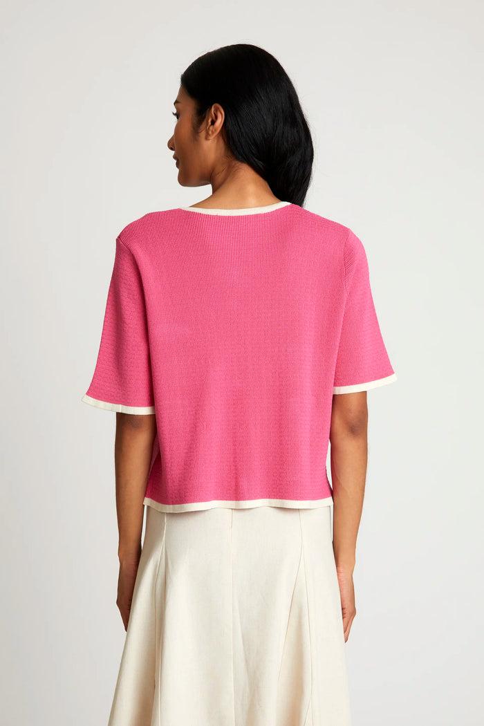 Wild Pony Cárdigan Manga Corta Rosa